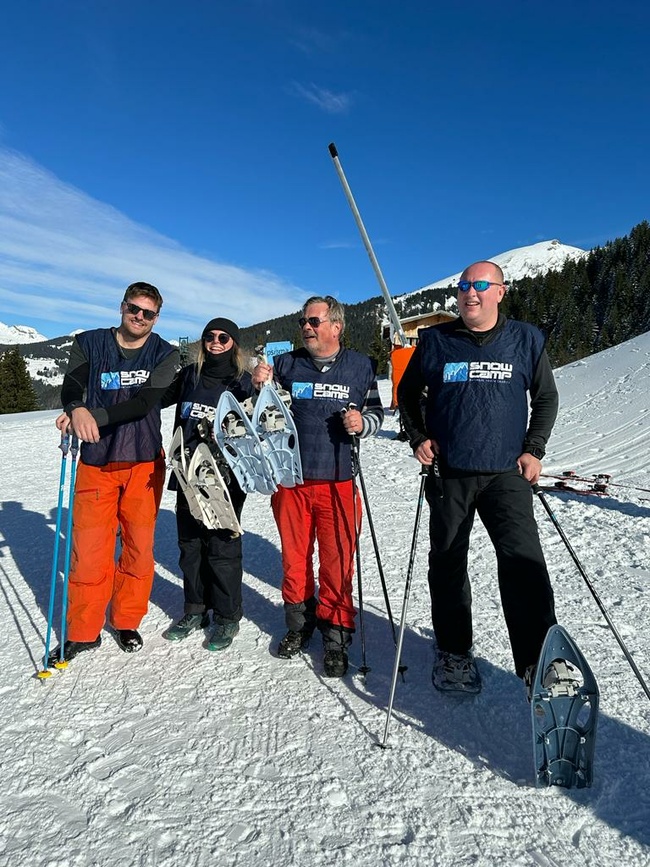 Stationers Snow Triathlon team 2023 