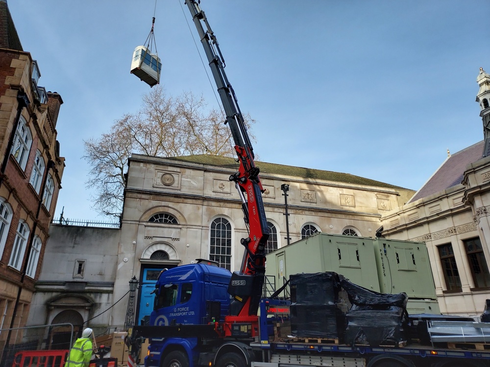Arrival of the Air Cooling Condensers - and more