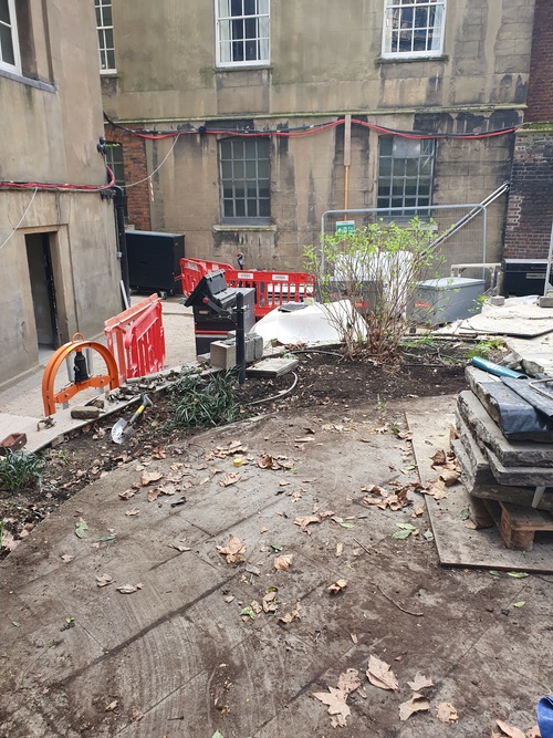 Work to restore the Stationers' Garden starts