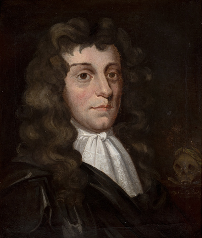 Seventeenth century head and shoulders portrait of  a man.