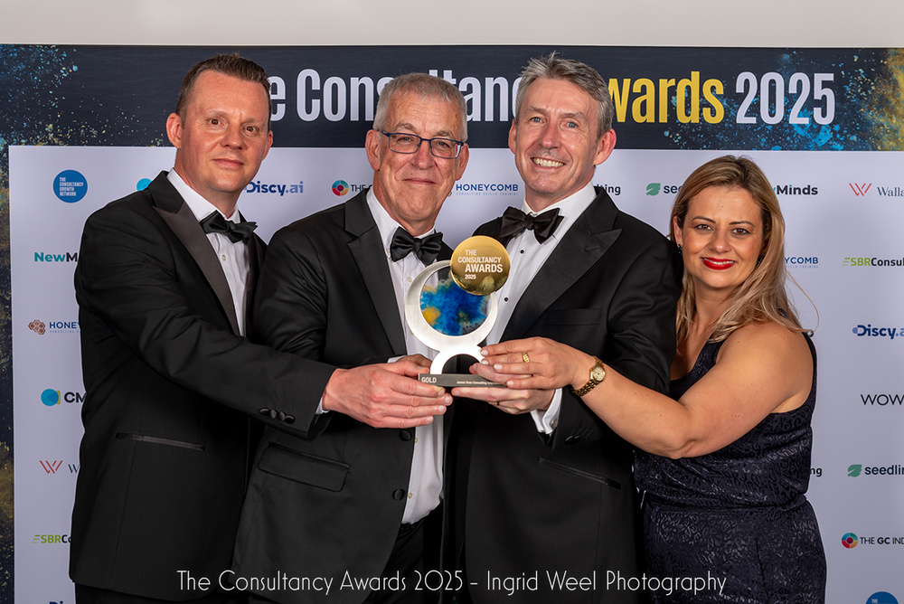 Award win by James Ross Consulting at the Consultancy Awards 2025