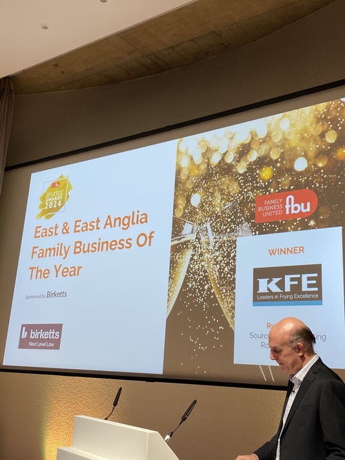 Freeman Elizabeth Rose's Rose Calendars scoop runner up award at Family Business of the Year Awards 2024