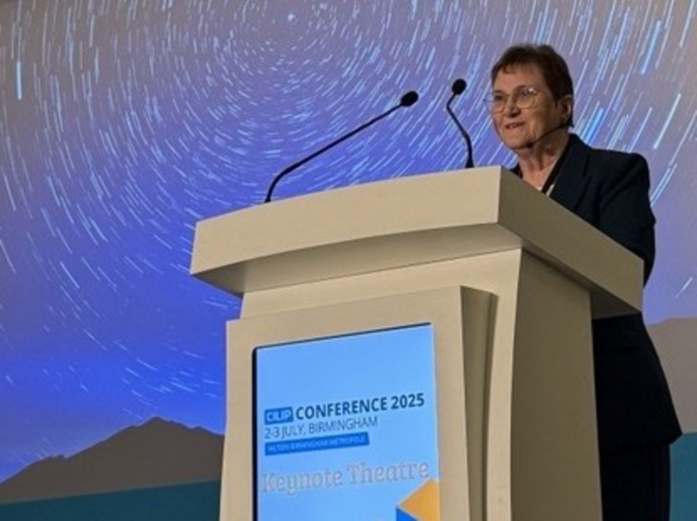 Freeman Sue Lacey Bryant, gives Presidential address to CILIP conference. 