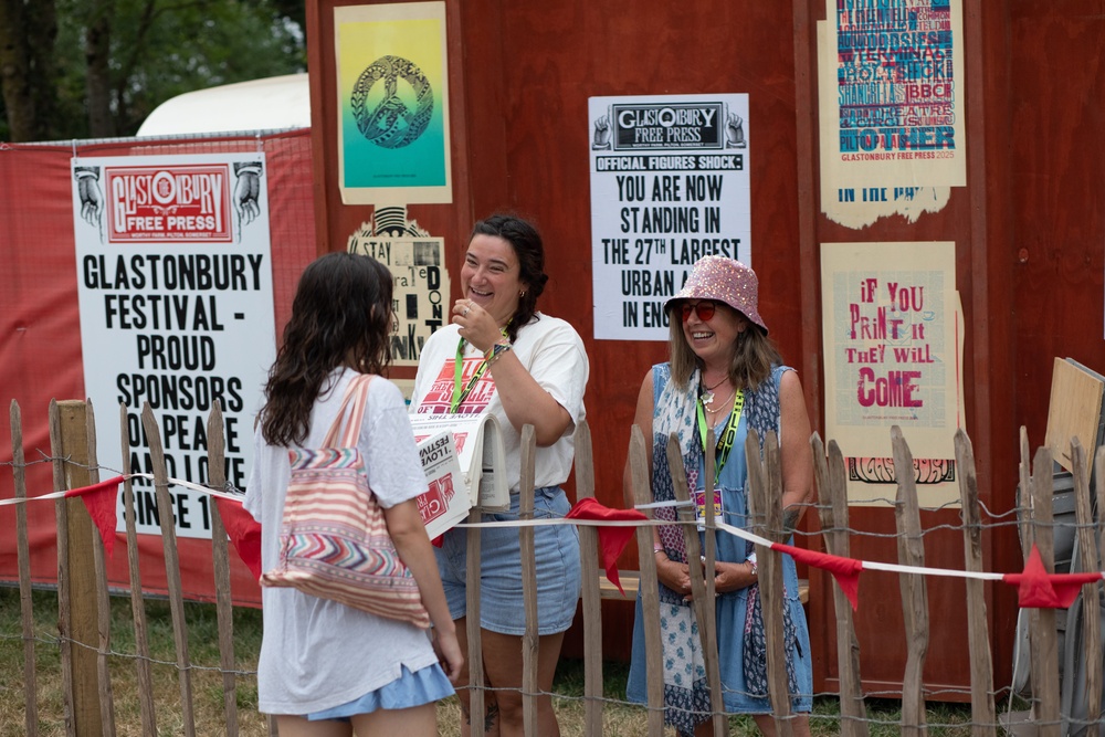 Corporate member HEIDELBERG UK Partnered with Glastonbury Festival 2025 to Celebrate Print Heritage and Inspire Future Talent