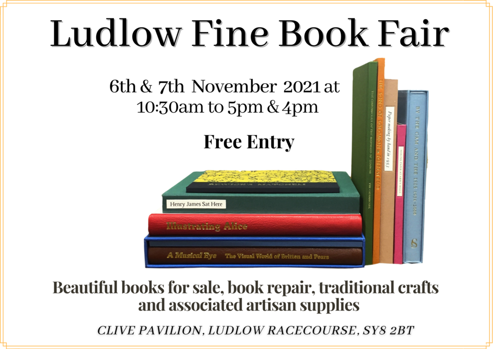 Ludlow Fine  Book Fair 