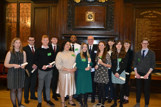 Foundation Bursary recipients 2019 at ceremony