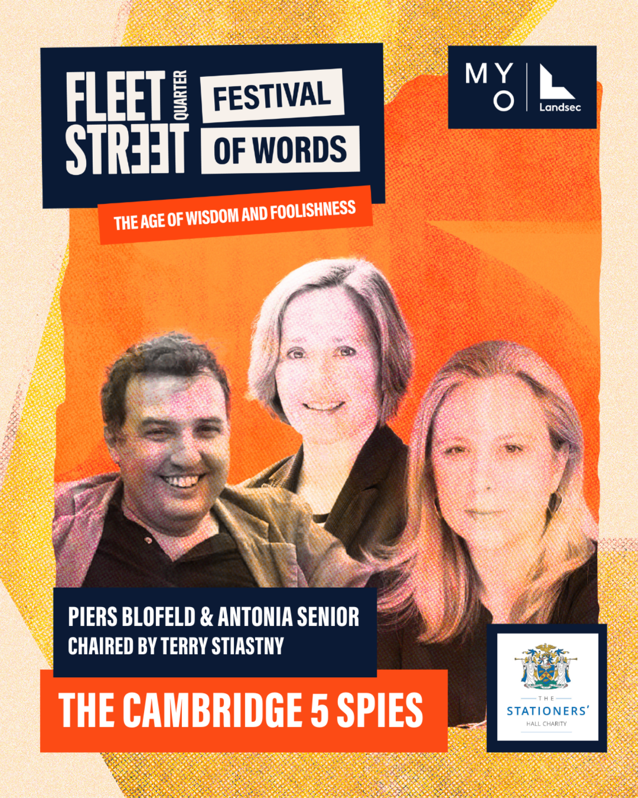 Festival of Words Series: Piers Blofeld & Antonia Senior: The Cambridge 5 Spies